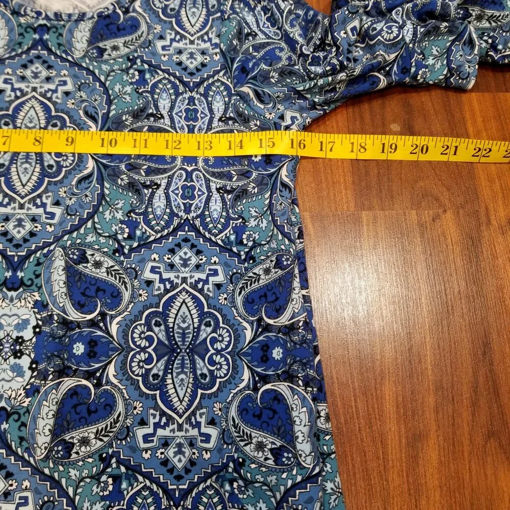 Girls' Xtraordinary Dress with triple ruffle sleeves, Size 16, EUC - Picture 8 of 14